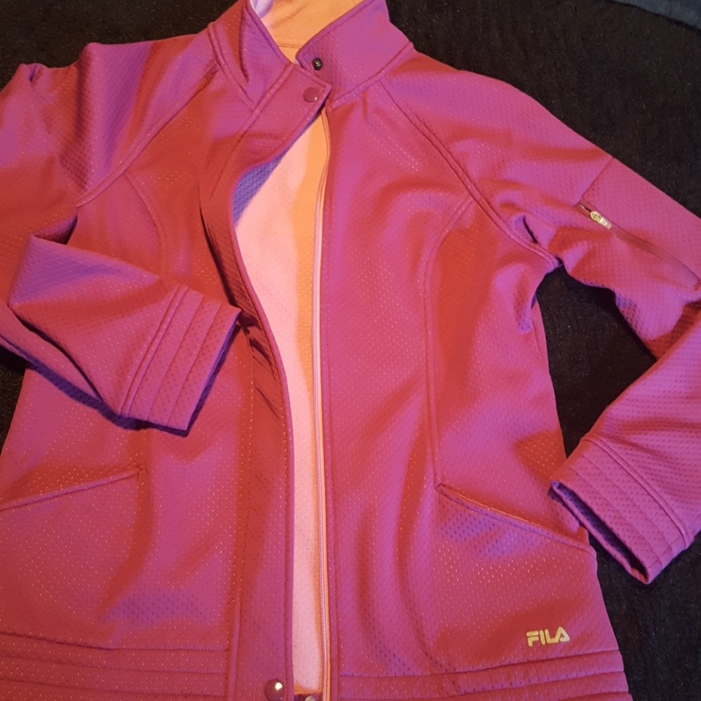 Pink Fila jacket Size S